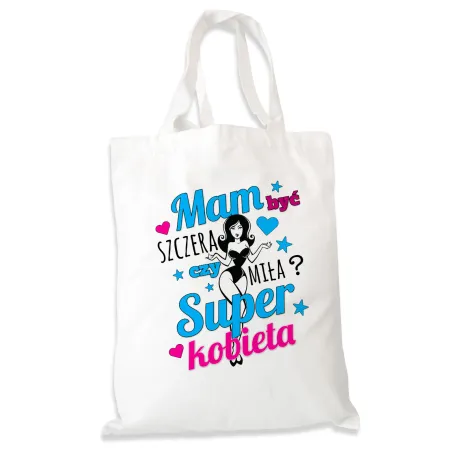 Torba na zakupy dla KOBIETY Super kobieta